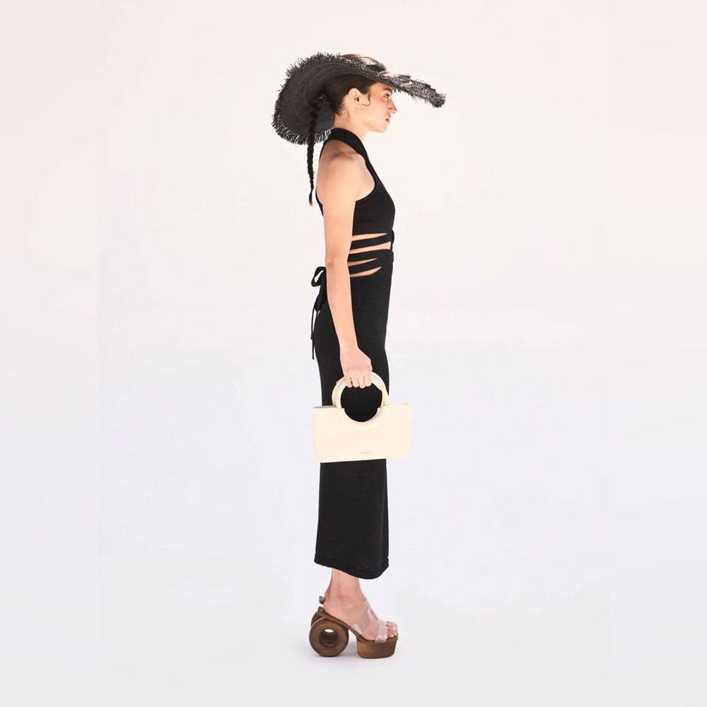 Cult Gaia Aziza knit dress black xs KD1904YNBLCXS - Picture 4 of 8